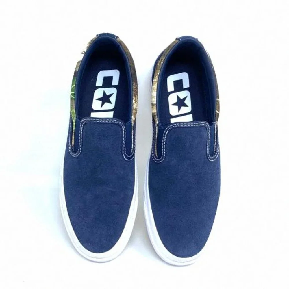 💖MEGA SALE💖CONVERSE Women's ONE STAR CC SLIP 168666C Canvas Blue Obsidian